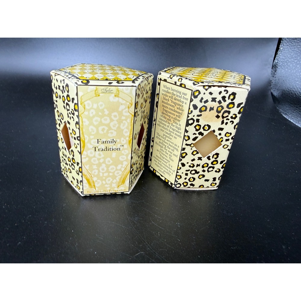 Tyler‎ Candle Company Family Tradition Eggnog Scented Candle Gift Set 2 oz each